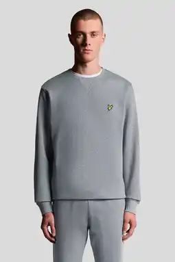 Wehkamp Lyle & Scott regular fit sweater - grijs aanbieding