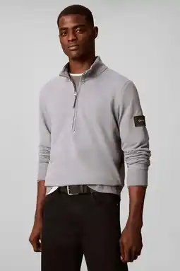 Wehkamp CALVIN KLEIN JEANS regular fit trui - grijs aanbieding