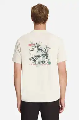 Wehkamp No Excess regular fit T-shirt met backprint - steen aanbieding