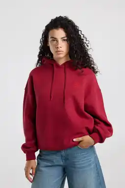 Wehkamp America Today hoodie met backprint - rood aanbieding