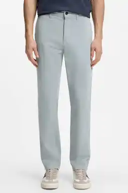 Wehkamp BOSS regular fit chino - grijsblauw aanbieding