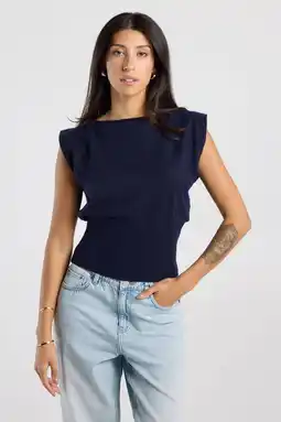 Wehkamp America Today top - blauw aanbieding