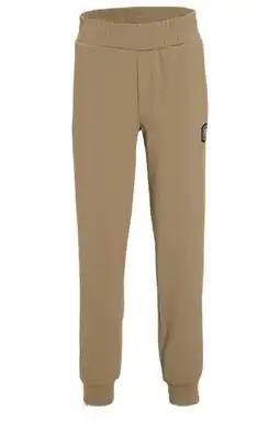 Wehkamp Coolcat joggingbroek met logo Cole beige aanbieding