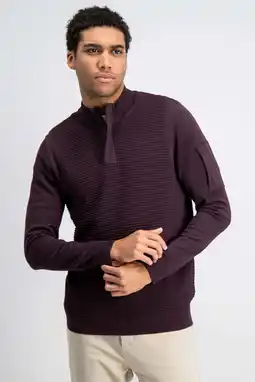 Wehkamp GABBIANO regular fit gebreide trui - bordeaux aanbieding