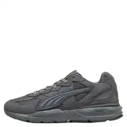 Wehkamp Puma fade mesh sneakers - antraciet/grijs aanbieding