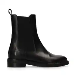 Wehkamp Manfield leren chelsea boots zwart aanbieding