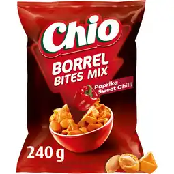 Jumbo Chio Borrel Bites Mix Paprika Sweet Chilli 240 g aanbieding