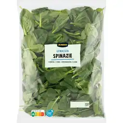 Jumbo Jumbo Gewassen Spinazie 450 g aanbieding
