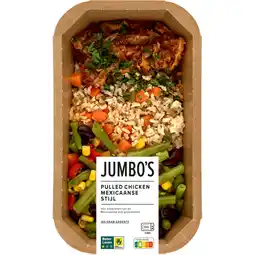 Jumbo Jumbo's Pulled Chicken Mexicaanse Stijl 450 g aanbieding