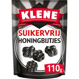 Jumbo Klene Drop Honingbijtjes Suikervrij 110g aanbieding