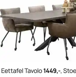 Pronto wonen Eettafel Tavolo aanbieding