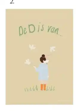Babypark Studio Pieni poster A3 aanbieding
