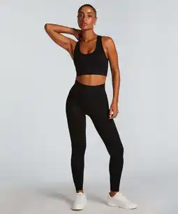 Hunkemoller Hunkemöller HKMX High waisted naadloze sportlegging Zwart aanbieding