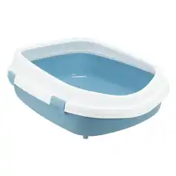 Zooplus Trixie Kattenbak Primo XXL Blauw/Wit aanbieding