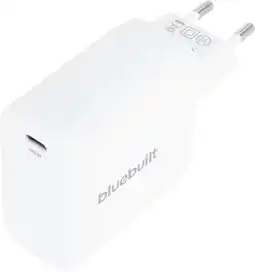 Coolblue BlueBuilt 100W GaN Usb C Oplader Wit aanbieding