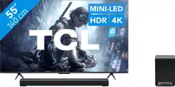 Coolblue TCL QD Mini-led 55 T8D (2026) + TCL S60K aanbieding