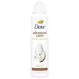De Online Drogist Dove Advanced Care Coconut & Jasmine Flower Deospray 150ML aanbieding