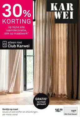 Karwei Karwei gordijn op maat aanbieding