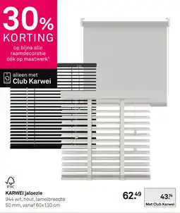Karwei karwei jaloezie aanbieding