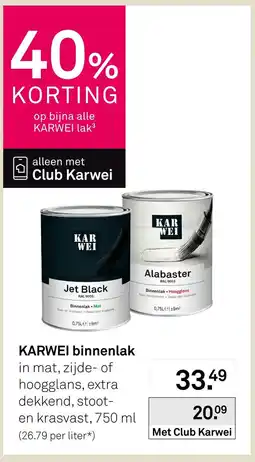 Karwei Karwei Binnenlak aanbieding