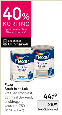 Karwei Flexa Strak in de Lak aanbieding