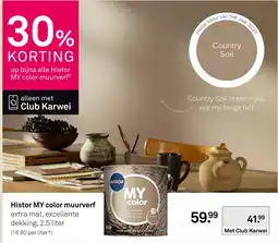Karwei Histor My Color Muurverf aanbieding