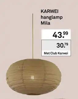 Karwei KARWEI hanglamp Mila aanbieding