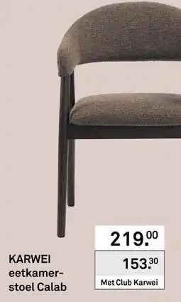 Karwei KARWEI eetkamer-stoel Calab aanbieding