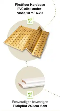 Karwei Firstfloor Hardbase PVC click onder-vloer aanbieding
