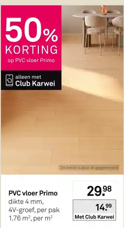 Karwei PVC vloer Primo aanbieding
