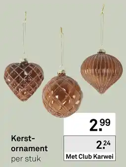 Karwei Kerstornament aanbieding