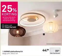 Karwei KARWEI plafondlamp Evi aanbieding