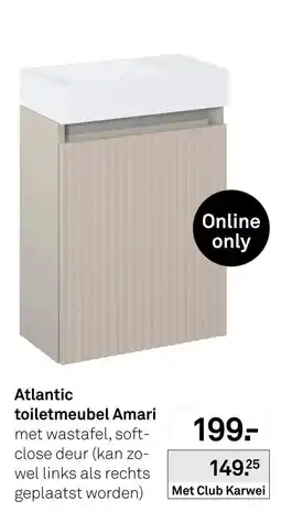 Karwei Atlantic toiletmeubel Amari aanbieding