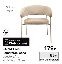 Karwei Karwei Eetkamerstoel Coco aanbieding