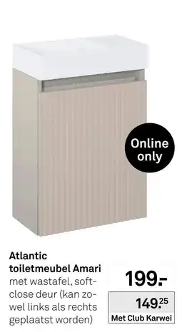 Karwei Atlantic toiletmeubel Amari aanbieding