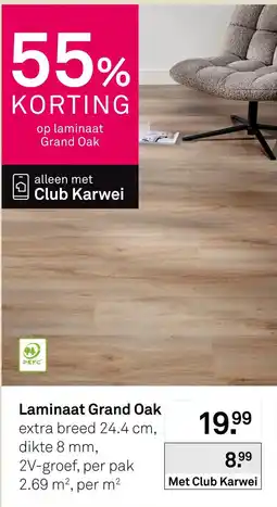 Karwei Grand Oak aanbieding