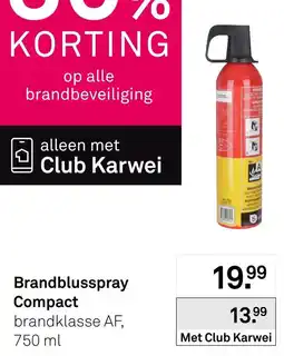 Karwei Brandblusspray Compact aanbieding