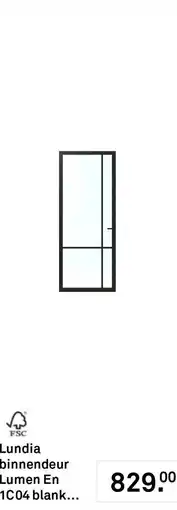 Karwei Lundia binnendeur Lumen En 1C04 blank... aanbieding