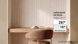 Karwei Lattenwand vilt Perth aanbieding