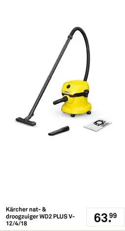 Karwei Kärcher nat- & droogzuiger WD2 PLUS V-12/4/18 aanbieding