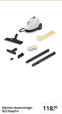 Karwei Kärcher Stoomreiniger SC2 EasyFix aanbieding