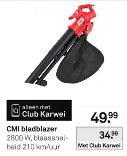 Karwei CMI bladblazer aanbieding