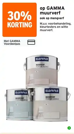 GAMMA Gamma muurverf aanbieding