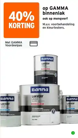 GAMMA Gamma binnenlak aanbieding