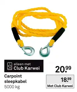 Karwei Carpoint sleepkabel aanbieding