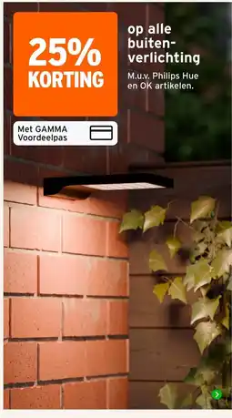 GAMMA buiten-verlichting aanbieding