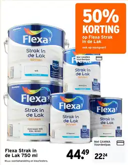GAMMA Flexa Strak in de Lak aanbieding