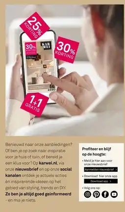 Karwei karwei aanbieding
