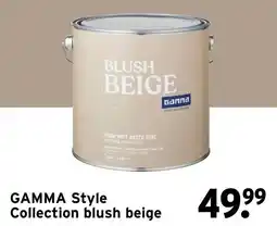 GAMMA gamma style collection blush beige aanbieding