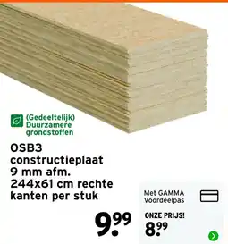 GAMMA OSB3 constructieplaat aanbieding